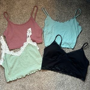 Tank tops.